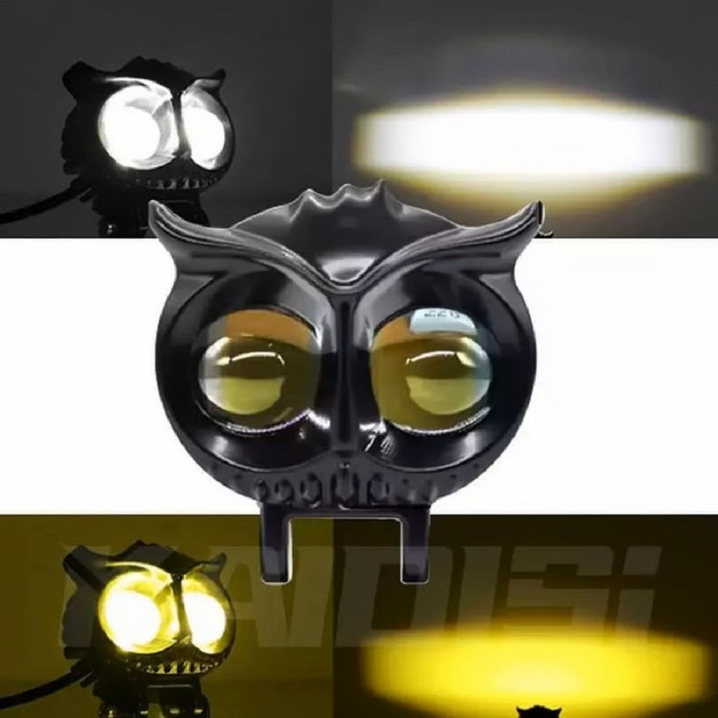 EXPLORADORA BUHO LUZ BLANCA Y AMARILLA