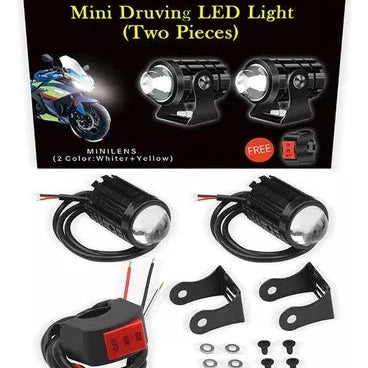 PAR DE EXPLORADORAS LUZ BLANCA - AMARILLA CON SUICHE