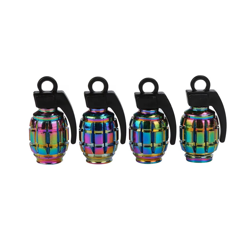 TAPAVALVULA GRANADA ALUMINIO TORNASOL X 4 UNDS