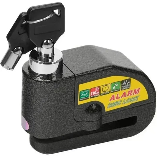 CANDADO CON ALARMA NEGRO